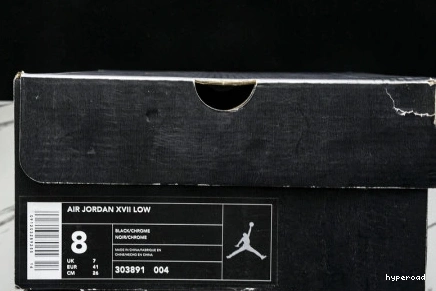 Hyperoad Chrome 17 Jordan Black Air OG Low 1020